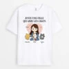 Cadeau Personnalisé | T-shirt Pour Amoureux Des Chats
