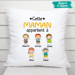 Cette Mamie Maman Appartient À - Cadeau Personnalisé | Coussin Pour Mamie/Maman 5 Cette Mamie Maman Appartient À - Cadeau Personnalisé | Coussin Pour Mamie/Maman -Vivelamode Soldes Magasin 0027P040AFR3 cadeau personnalisable coussin enfants mamie