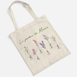 Le Jardin De Mamie - Cadeau Personnalisé | Tote Bag Pour Mamie -Vivelamode Soldes Magasin 0065BFR2 le jardin de mamie tote bag personnalise mamie