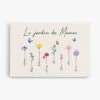 Le Jardin De Mamie - Cadeau Personnalisé | Toile Pour Maman/Mamie