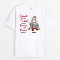 Tee Shirt Légende Personnalisé Maman/Mamie