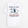 Papa Papi Petits-Fils Meilleurs Amis - Cadeau Personnalisé | T-shirt Pour Papa/Papi -Vivelamode Soldes Magasin 0293A148BFR1 cadeau Personnalise T shirt poing famille papa fils