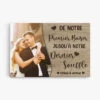 Jusqu'à Notre Dernier Souffle - Cadeau Personnalisé | Toile Pour Couples Amoureux -Vivelamode Soldes Magasin 0404CFR1 Cadeau Personnalise Toile Amoureux Couples