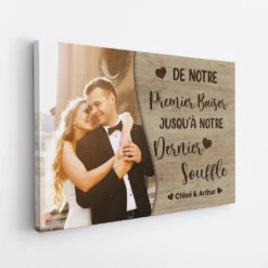 Jusqu'à Notre Dernier Souffle - Cadeau Personnalisé | Toile Pour Couples Amoureux -Vivelamode Soldes Magasin 0404CFR2 Cadeau Personnalise Toile Amoureux Couples