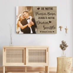 Jusqu'à Notre Dernier Souffle - Cadeau Personnalisé | Toile Pour Couples Amoureux -Vivelamode Soldes Magasin 0404CFR3 Cadeau Personnalise Toile Amoureux Couples