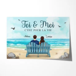 Toi & Moi - Cadeau Personnalisé | Poster Pour Couple/Amoureux