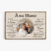 À Notre Maman - Cadeau Personnalisé | Toile Pour Maman Mamie -Vivelamode Soldes Magasin 0502CFR2 Cadeau Personnalise Toile Maman Mamie Fete Des Meres