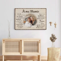 À Notre Maman - Cadeau Personnalisé | Toile Pour Maman Mamie -Vivelamode Soldes Magasin 0502CFR6 Cadeau Personnalise Toile Maman Mamie Fete Des Meres