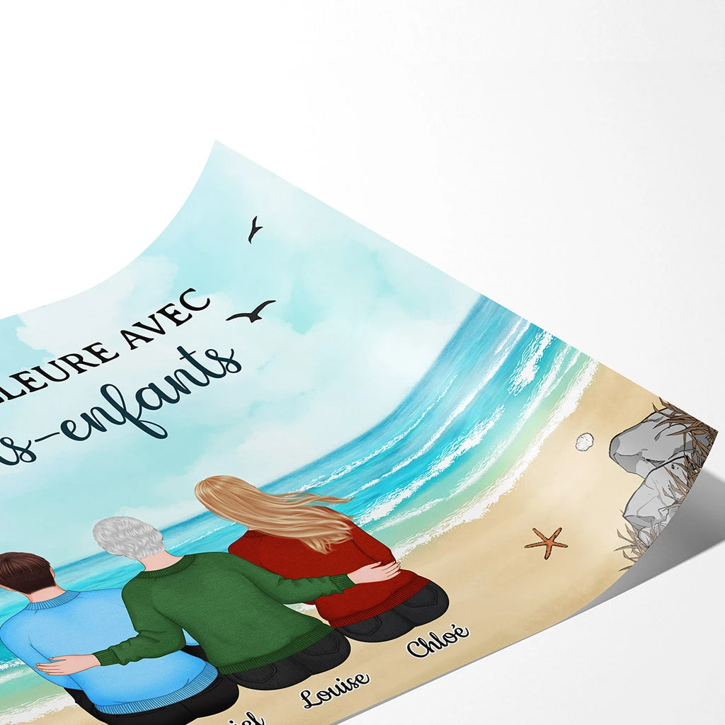 La Vie Est Meilleure - Cadeau Personnalisé | Poster Pour Mamie 2 La Vie Est Meilleure - Cadeau Personnalisé | Poster Pour Mamie – Image 2