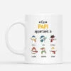 Mug Ce Papa Appartient À Version Bonhomme De Neige Personnalisé