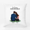 Je T'aime, Mon Âme Sœur - Cadeau Personnalisé | Coussin Pour Couples Amoureux -Vivelamode Soldes Magasin 0587PFR1