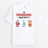 Tee Shirt Ce Papasaurus Appartient À Personnalisé Petits Dinosaures -Vivelamode Soldes Magasin 0666Afr1 Cadeau Personnalise T shirt Dinosaure Papi Papa