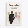 Amour Pour Toujours - Cadeau Personnalisé | Toile Pour Couples Amoureux -Vivelamode Soldes Magasin 0719C597GFR1 Cadeau Personnalise Toile Mariage Couples Amoureux Saint Valentin