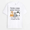 Derrière Chaque Grand Homme - Cadeau Personnalisé | T-shirt Pour Amoureux Des Chats