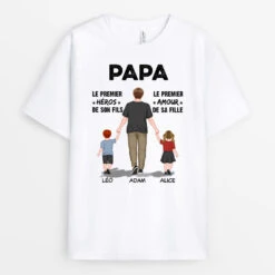 Le Premier - Tee Shirt Papa Personnalisé