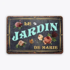 Le Jardin De Mamie Maman - Cadeau Personnalisé | Plaque Pour Mamie Maman