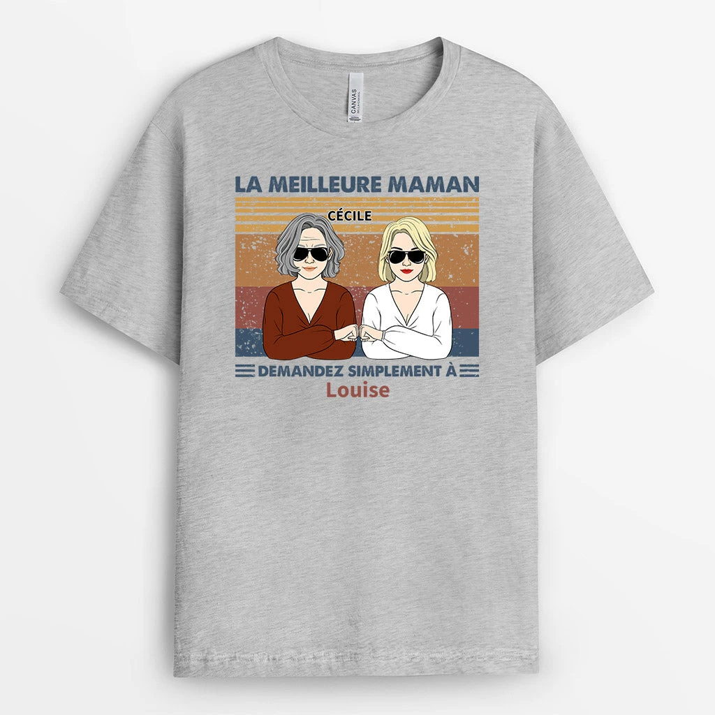 La Meilleure Maman Cool - Tee Shirt Maman Personnalisé 1 La Meilleure Maman Cool - Tee Shirt Maman Personnalisé