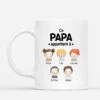 Mug Ce Papa Appartient À Version Mignon Personnalisé