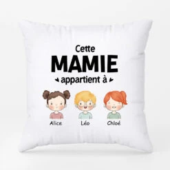 Coussin Cette Mamie Appartient À Version Mignon Personnalisé 3 Coussin Cette Mamie Appartient À Version Mignon Personnalisé -Vivelamode Soldes Magasin 0840PFR2 Cadeau Personnalise Coussin Mamie Maman