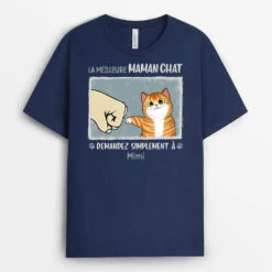 Le Meilleur Papa/La Meilleure Maman Chat - Cadeau Personnalisé | T-shirt Pour Amoureux Des Chats