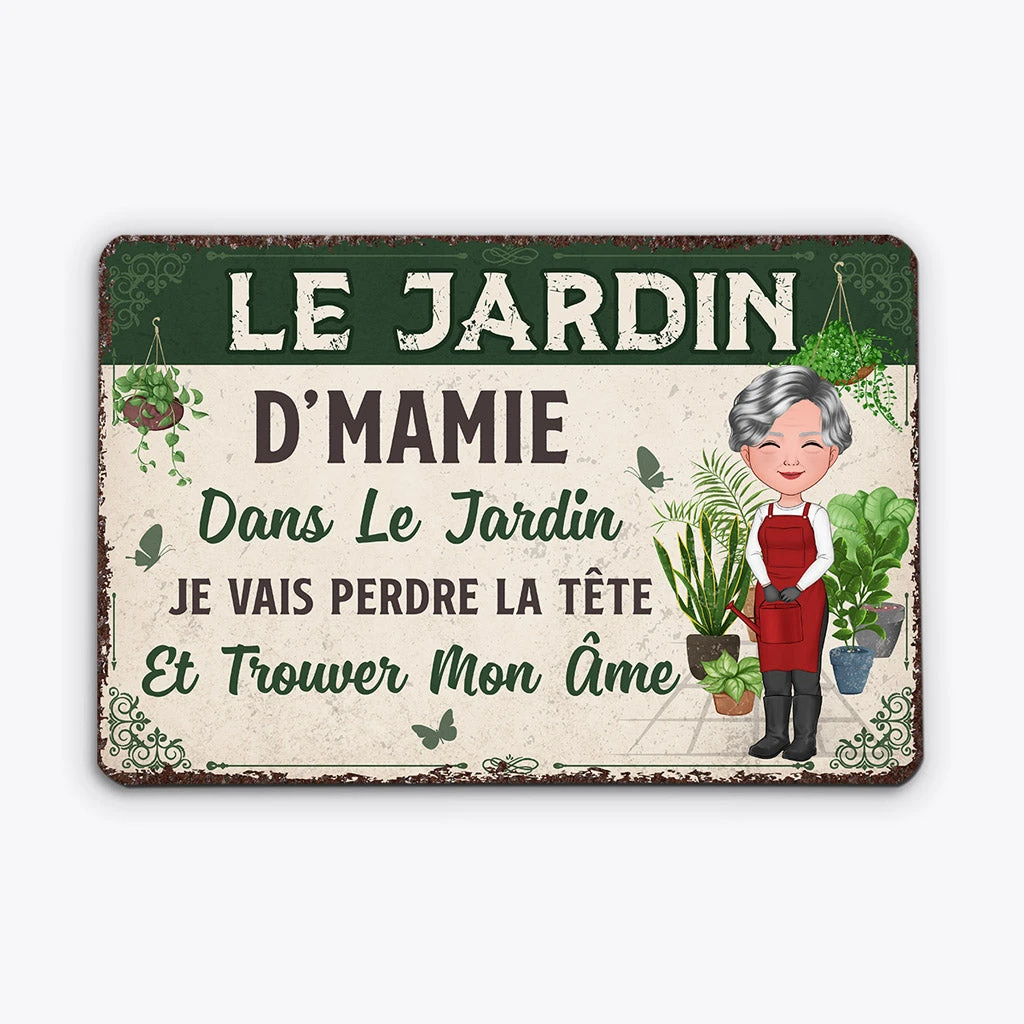 Le Jardin De Maman Mamie - Cadeau Personnalisé | Plaque Pour Maman Mamie 2 Le Jardin De Maman Mamie - Cadeau Personnalisé | Plaque Pour Maman Mamie – Image 2