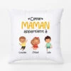 Cette Mamie Appartient À - Cadeau Personnalisé | Coussin Pour Maman Mamie