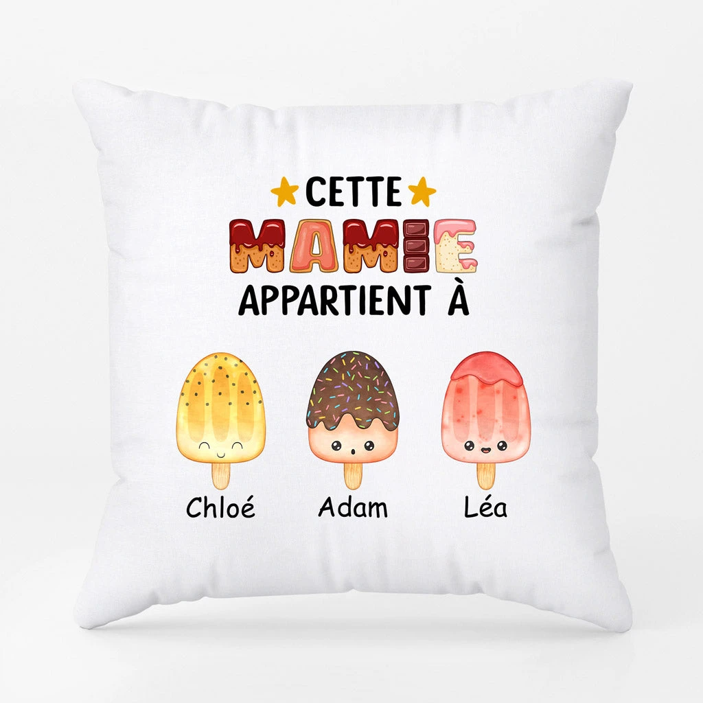 Coussin Cette Maman Appartient À Version Glace Personnalisé 2 Coussin Cette Maman Appartient À Version Glace Personnalisé – Image 2