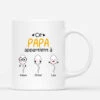 Ce Papa Appartient À - Mug Personnalisé Humour -Vivelamode Soldes Magasin 0885MFR1 Cadeau Personnalise Mug Papy Papa
