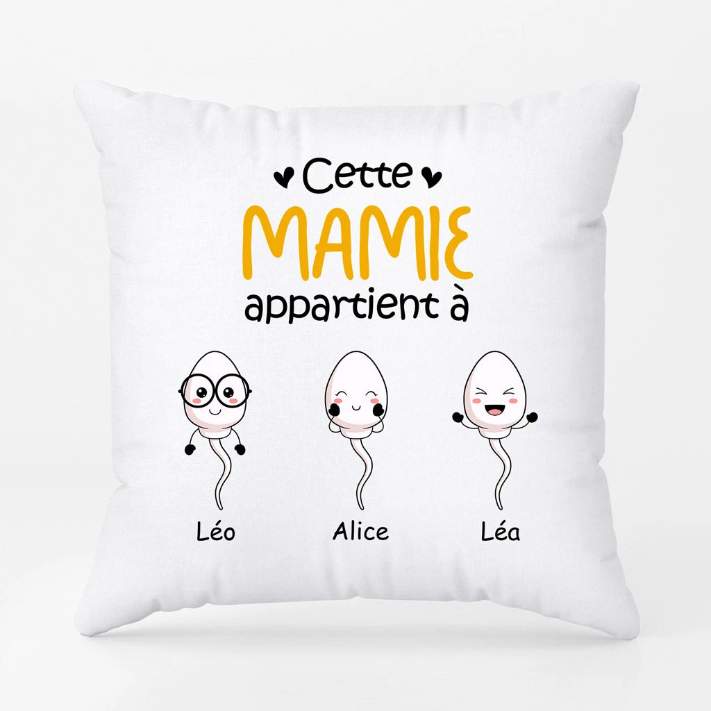 Cette Maman Appartient À - Coussin Personnalisé Humour 2 Cette Maman Appartient À - Coussin Personnalisé Humour – Image 2