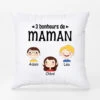 Bonheurs De Maman Mamie - Cadeau Personnalisé | Coussin Pour Maman Mamie
