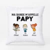 Ma Bande M'Appelle Papa Papy - Cadeau Personnalisé | Coussin Pour Papa Papy -Vivelamode Soldes Magasin 0906PFR2 Cadeau Personnalise Coussin Bande Papa Papy