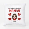 Bonheur D'Être Maman Mamie - Cadeau Personnalisé | Coussin Pour Maman Mamie