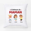 Bonheurs De Mamie Maman - Cadeau Personnalisé | Coussin Pour Maman Mamie