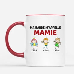Ma Bande M'Appelle Maman Mamie - Cadeau Personnalisé | Mug Pour Maman Mamie -Vivelamode Soldes Magasin 0956MFR2 Cadeau Personnalise Mug Bande Maman Mamie