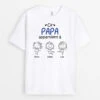 Ce Papa Papi Appartient à - Cadeau Personnalisé | T-shirt Pour Papa Papy