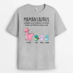 Mamansaurus Mammiesaurus - Cadeau Personnalisé | T-shirt Pour Maman Mamie