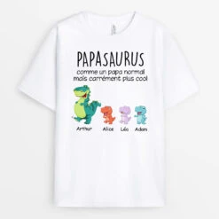 Définition Papasaurus - T-shirt Personnalisé Pour Papa
