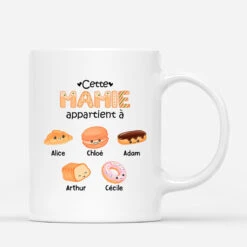 Mug Cette Mamie Appartient À Version Pâtisserie Personnalisé