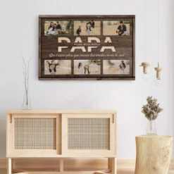 Papa, On T'Aime - Cadeau Personnalisé | Toile Pour Papa Papy -Vivelamode Soldes Magasin 1020CFR3 Cadeau Personnalise Toile Etoiles Papy Papa