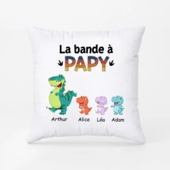 La Bande À Papa Papy - Cadeau Personnalisé | Coussin Pour Papa Papi