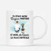 Mon Bonjour Préféré - Mug Personnalisé Chien -Vivelamode Soldes Magasin 1028MFR1 Cadeau Personnalise Mug Bonjour Au Revoir Amoureux des chiens