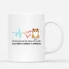 Le Moment Où Votre Cœur S'est Arrêté Chat - Cadeau Personalisé | Mug Pour Amoureux Des Chats