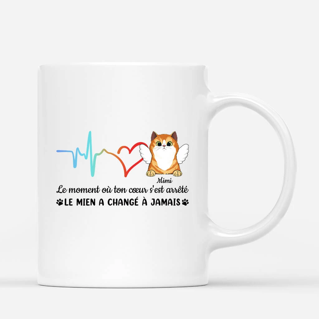 Le Moment Où Votre Cœur S'est Arrêté Chat - Cadeau Personalisé | Mug Pour Amoureux Des Chats 1 Le Moment Où Votre Cœur S'est Arrêté Chat - Cadeau Personalisé | Mug Pour Amoureux Des Chats