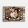 Entre Bonjour Et Au Revoir Chat - Cadeau Personnalisé | Toile Pour Amoureux Des Chats