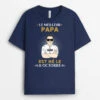 Le Meilleur Papa Est Né - Cadeau Personnalisé | T-shirt Pour Papa Papy