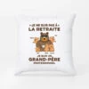 Coussin Je Suis Un Grand-Père Professionnel Papi Ours Personnalisé