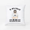 Coussin Il M'a Fallu 70 Ans Personnalisé -Vivelamode Soldes Magasin 1048PFR1 Cadeau Personnalise Coussin Aussi Genial Papa Papi