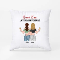 Coussin Bravo Joyeux Anniversaire - Cadeau Personnalisé | Coussin Pour Femme