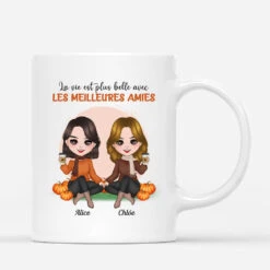 Mug La Vie Est Plus Belle Avec Les Meilleurs Amis Personnalisé