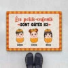 Paillasson Les Petits Enfants Sont Gâtés Ici Personnalisé